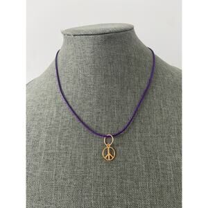 peace sign pendant necklace